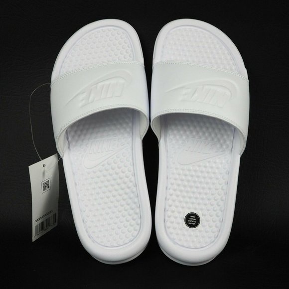 Nike Benassi JDI Womens Sandals Slide White - Picture 6 of 11